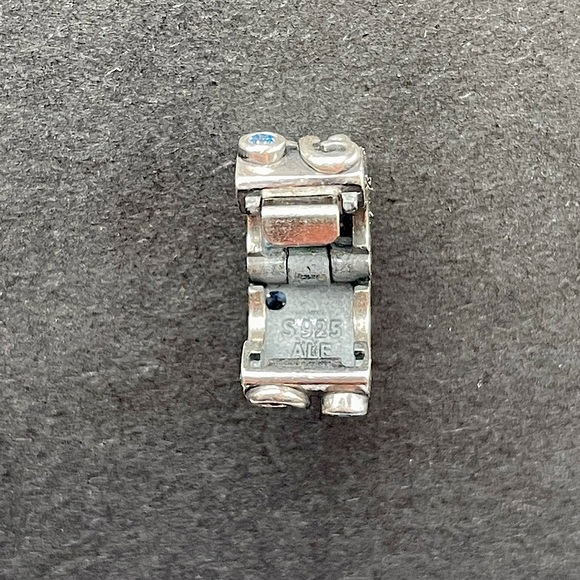 Pandora Tendril Blue clip style 790380CZB - Picture 3 of 3